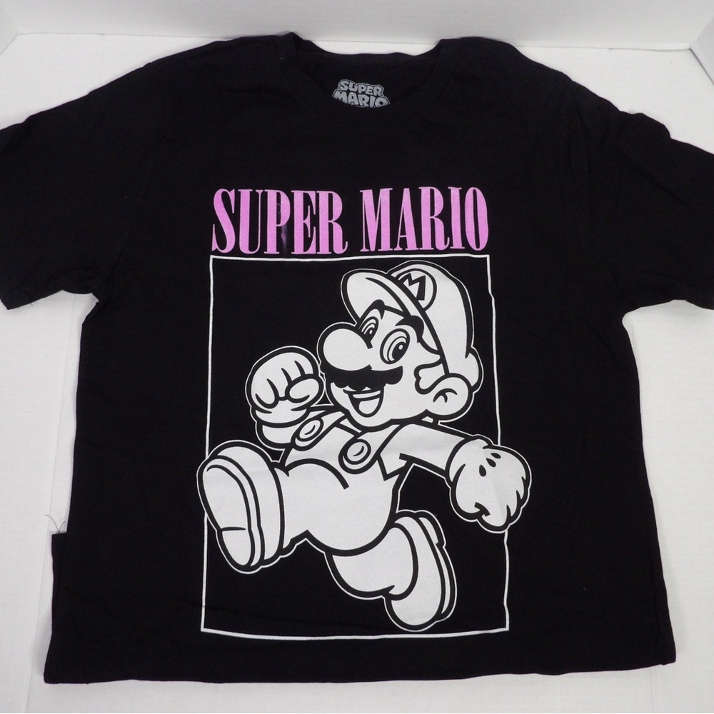 Super Mario Black T-Shirt